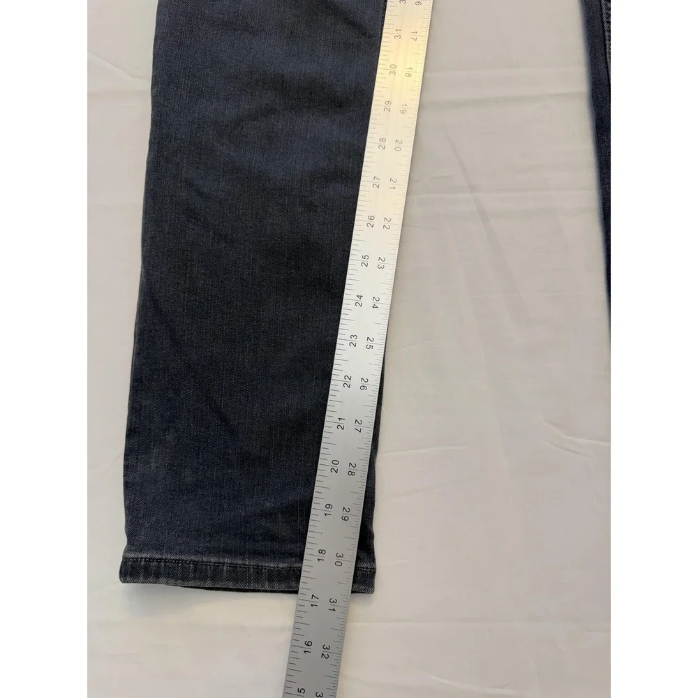 Paige Jeans Mens 32x31 Gray Charcoal Wash Slim‎ Straight Fit Stretch Denim Pants